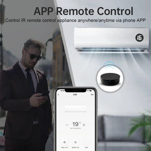 Planet Gates S16Pro AVATTO Tuya Universal WiFi RF+IR Remote Control with DIY RF433/RF315 Appliances,Smart Infrared Remote Control Work for AC/TV/DVD