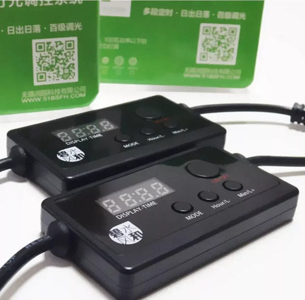 Planet Gates S2 PRO S2 PRO Smart LED Timer Controller Infinitely Variable Dimmer With Sunrise Sunset Model Compatible Chihiros Led Lighting