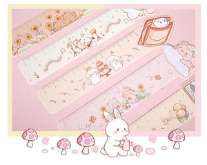 Planet Gates S20148-1 Mr. Paper 30PCs/Box Cute Animal Paper Bookmarks for Books Cartoon Style Ruler Gift Message Card Teacher Supplies Stationery