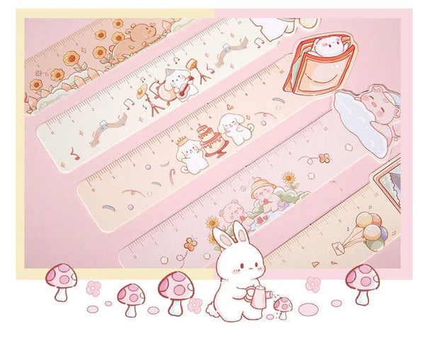 Planet Gates S20148-1 Mr. Paper 30PCs/Box Cute Animal Paper Bookmarks for Books Cartoon Style Ruler Gift Message Card Teacher Supplies Stationery