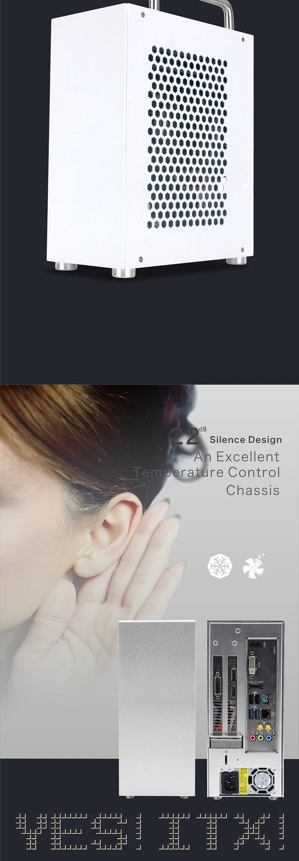 Planet Gates S3 Acr GPU CABEL3.0 METALFISH S3 MINI ITX Case Aluminum 5 Litre PC Gaming Small Chassis With Handle Support RTX3060/13600 Computer Compact A4 Case