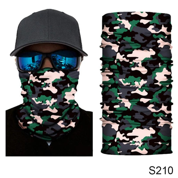 Planet Gates S4 Camouflage Cycling Face Mask Tactical Military Scarf Neck Gaiter Men Seamless Bandana Women Headband Balaclava Tube Face Shield