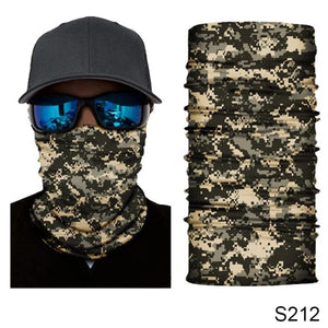 Planet Gates S4 Camouflage Cycling Face Mask Tactical Military Scarf Neck Gaiter Men Seamless Bandana Women Headband Balaclava Tube Face Shield