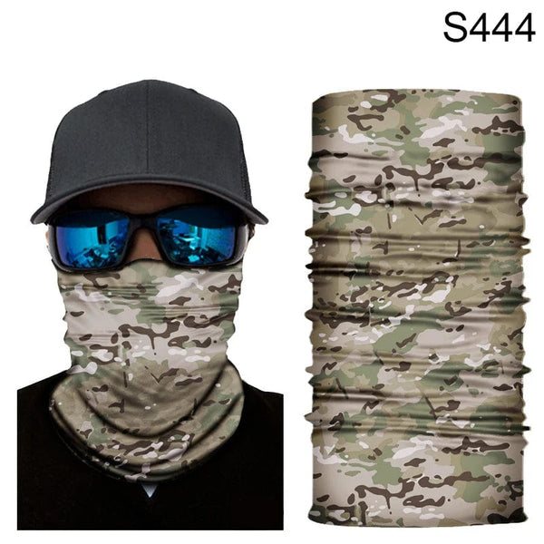 Planet Gates S4 Camouflage Cycling Face Mask Tactical Military Scarf Neck Gaiter Men Seamless Bandana Women Headband Balaclava Tube Face Shield