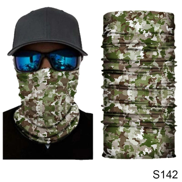 Planet Gates S4 Camouflage Cycling Face Mask Tactical Military Scarf Neck Gaiter Men Seamless Bandana Women Headband Balaclava Tube Face Shield