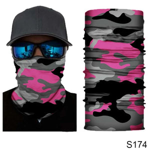 Planet Gates S4 Camouflage Cycling Face Mask Tactical Military Scarf Neck Gaiter Men Seamless Bandana Women Headband Balaclava Tube Face Shield