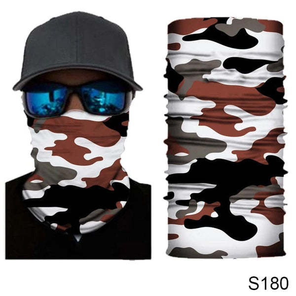 Planet Gates S4 Camouflage Cycling Face Mask Tactical Military Scarf Neck Gaiter Men Seamless Bandana Women Headband Balaclava Tube Face Shield