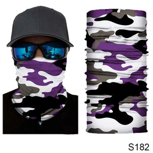 Planet Gates S4 Camouflage Cycling Face Mask Tactical Military Scarf Neck Gaiter Men Seamless Bandana Women Headband Balaclava Tube Face Shield