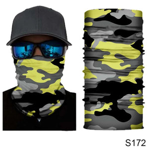 Planet Gates S4 Camouflage Cycling Face Mask Tactical Military Scarf Neck Gaiter Men Seamless Bandana Women Headband Balaclava Tube Face Shield