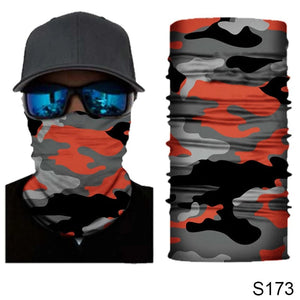 Planet Gates S4 Camouflage Cycling Face Mask Tactical Military Scarf Neck Gaiter Men Seamless Bandana Women Headband Balaclava Tube Face Shield