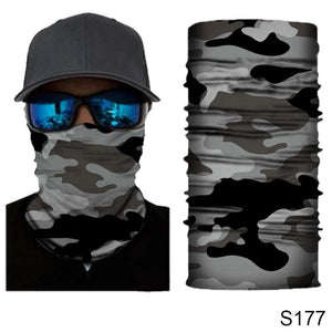 Planet Gates S4 Camouflage Cycling Face Mask Tactical Military Scarf Neck Gaiter Men Seamless Bandana Women Headband Balaclava Tube Face Shield