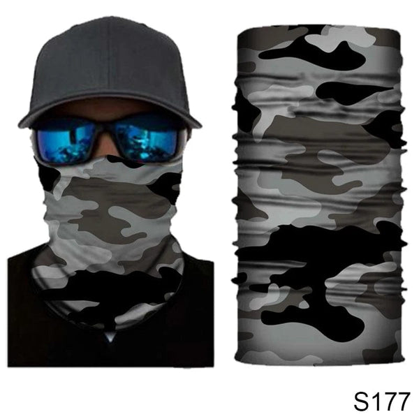 Planet Gates S4 Camouflage Cycling Face Mask Tactical Military Scarf Neck Gaiter Men Seamless Bandana Women Headband Balaclava Tube Face Shield