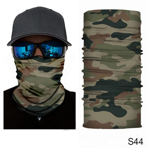 Planet Gates S4 Camouflage Cycling Face Mask Tactical Military Scarf Neck Gaiter Men Seamless Bandana Women Headband Balaclava Tube Face Shield