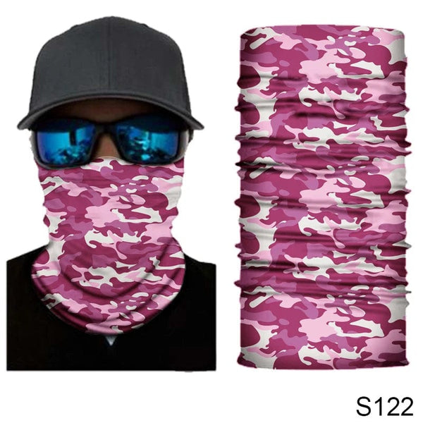 Planet Gates S4 Camouflage Cycling Face Mask Tactical Military Scarf Neck Gaiter Men Seamless Bandana Women Headband Balaclava Tube Face Shield