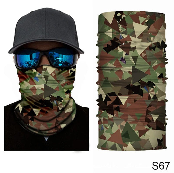Planet Gates S4 Camouflage Cycling Face Mask Tactical Military Scarf Neck Gaiter Men Seamless Bandana Women Headband Balaclava Tube Face Shield