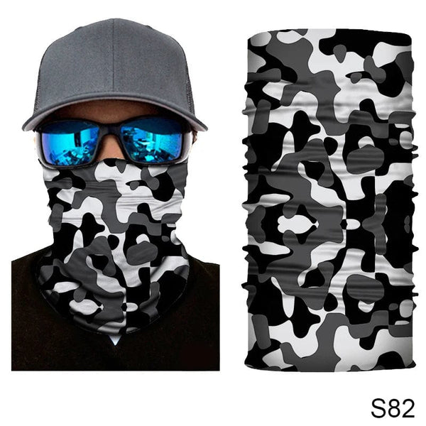 Planet Gates S4 Camouflage Cycling Face Mask Tactical Military Scarf Neck Gaiter Men Seamless Bandana Women Headband Balaclava Tube Face Shield