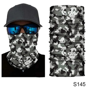 Planet Gates S4 Camouflage Cycling Face Mask Tactical Military Scarf Neck Gaiter Men Seamless Bandana Women Headband Balaclava Tube Face Shield