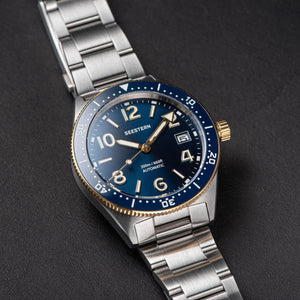 Planet Gates S434 Diver Watch Men Automatic NH35A Movement BGW9 Luminous Mechanical Wristwatches 20ATM Waterproof Sapphire Deployment Buckle