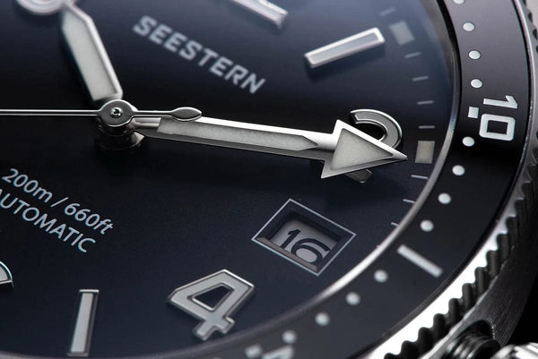 Planet Gates S434 Diver Watch Men Automatic NH35A Movement BGW9 Luminous Mechanical Wristwatches 20ATM Waterproof Sapphire Deployment Buckle