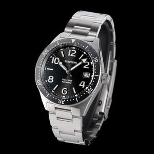 Planet Gates S434 Diver Watch Men Automatic NH35A Movement BGW9 Luminous Mechanical Wristwatches 20ATM Waterproof Sapphire Deployment Buckle