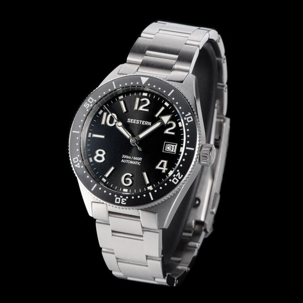 Planet Gates S434 Diver Watch Men Automatic NH35A Movement BGW9 Luminous Mechanical Wristwatches 20ATM Waterproof Sapphire Deployment Buckle