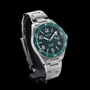 Planet Gates S434 Diver Watch Men Automatic NH35A Movement BGW9 Luminous Mechanical Wristwatches 20ATM Waterproof Sapphire Deployment Buckle