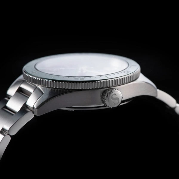 Planet Gates S434 Diver Watch Men Automatic NH35A Movement BGW9 Luminous Mechanical Wristwatches 20ATM Waterproof Sapphire Deployment Buckle