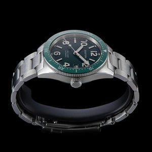 Planet Gates S434 Diver Watch Men Automatic NH35A Movement BGW9 Luminous Mechanical Wristwatches 20ATM Waterproof Sapphire Deployment Buckle