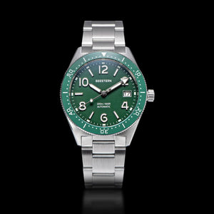 Planet Gates S434 Diver Watch Men Automatic NH35A Movement BGW9 Luminous Mechanical Wristwatches 20ATM Waterproof Sapphire Deployment Buckle