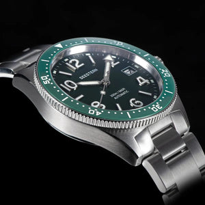 Planet Gates S434 Diver Watch Men Automatic NH35A Movement BGW9 Luminous Mechanical Wristwatches 20ATM Waterproof Sapphire Deployment Buckle