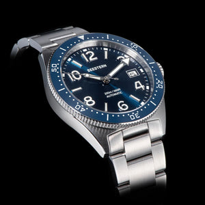 Planet Gates S434 Diver Watch Men Automatic NH35A Movement BGW9 Luminous Mechanical Wristwatches 20ATM Waterproof Sapphire Deployment Buckle