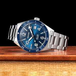 Planet Gates S434 Diver Watch Men Automatic NH35A Movement BGW9 Luminous Mechanical Wristwatches 20ATM Waterproof Sapphire Deployment Buckle