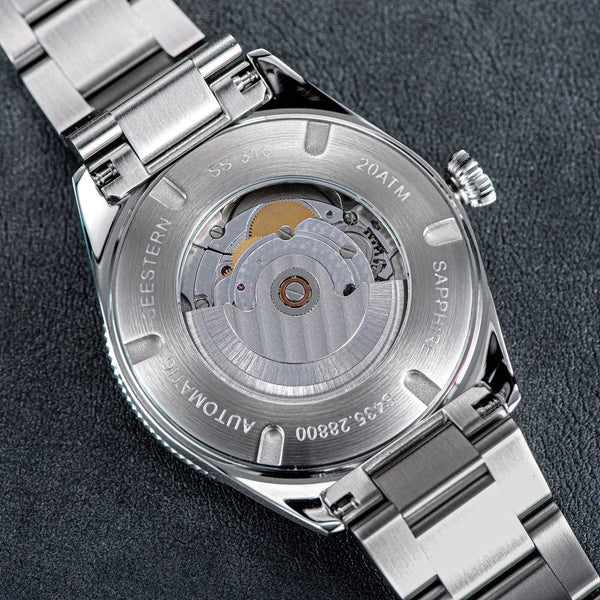 Planet Gates S434 Diver Watch Men Automatic NH35A Movement BGW9 Luminous Mechanical Wristwatches 20ATM Waterproof Sapphire Deployment Buckle