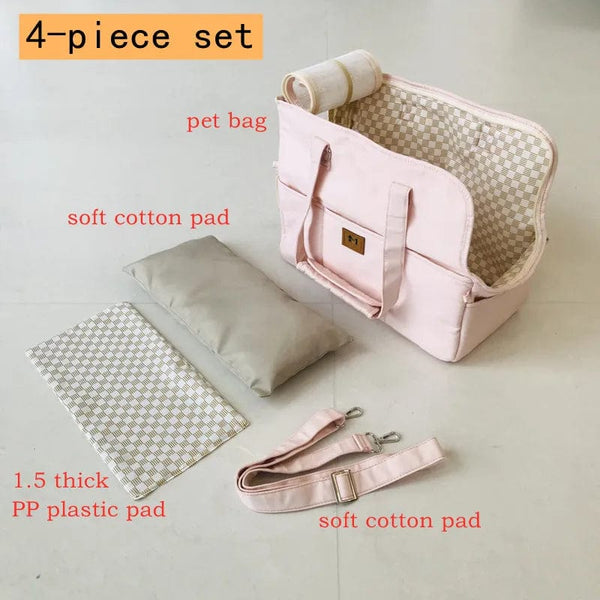Planet Gates S86 Light pink Portable Pet Cat ShoulderHandbag Pet Dog Carrier Bag Car Seat Nonslip Dog Carriers Safe,Puppy Cat Pet Bed Chihuahua Pet Products