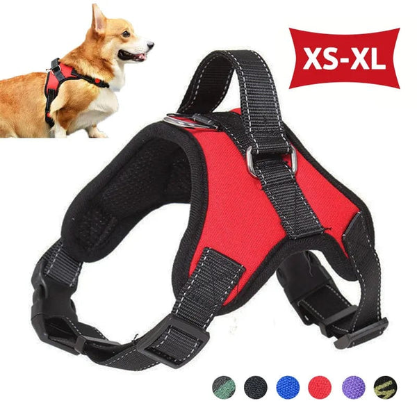Planet Gates Saddle Dog Harness Reflective Adjustable Pet Harness No Pull Walking Training Small Medium Large Big Dogs Chest Strap Product