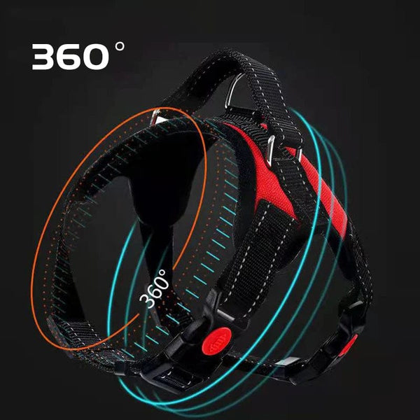 Planet Gates Saddle Dog Harness Reflective Adjustable Pet Harness No Pull Walking Training Small Medium Large Big Dogs Chest Strap Product