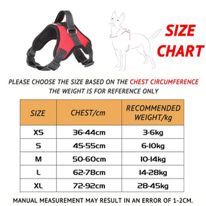 Planet Gates Saddle Dog Harness Reflective Adjustable Pet Harness No Pull Walking Training Small Medium Large Big Dogs Chest Strap Product