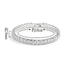 Planet Gates SAIYE Solid 18K 14K Gold Moissanite Tennis Bracelet for Women D VVS1 Round 925 Sterling Silver Luxury Bracelet for Engagement