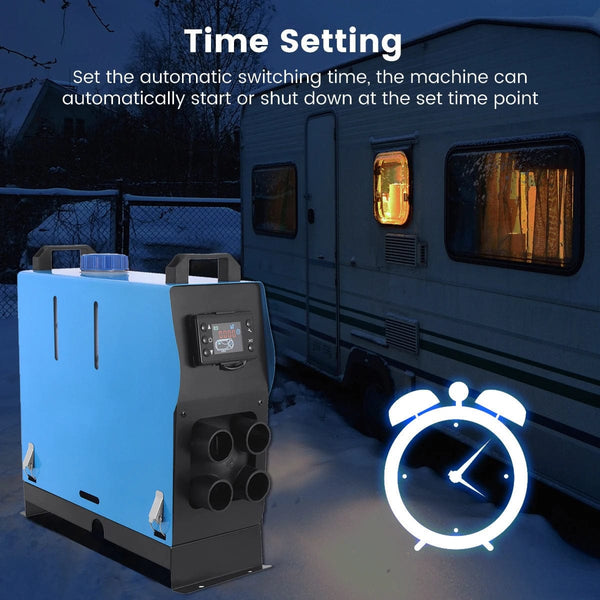 Planet Gates Samger 5KW Diesel Air Heater 12-24V All In One Car Heater With Silencer LCD Switch Remote Control For Car Bus RV Trucks SUV