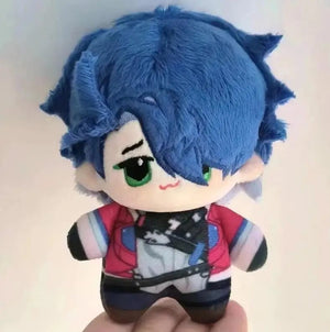 Planet Gates Sampo Koski / 10cm Anime Game Honkai: Star Rail Aventurine Dr. Ratio Cosplay 10cm Mini Starfish Body Plush Doll Pendant Keychain Stuffed Toys Gift