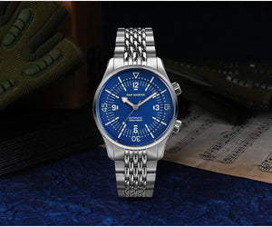 Planet Gates San Martin 39mm Leyenda Diver Watch NH35 Automatic Mechanical Movement AR Sapphire Luminous Waterproof 200m Watches SN0141W