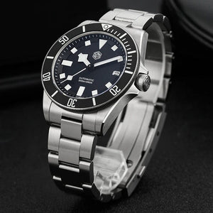Planet Gates San Martin SN0121T Titanium Diving Watch NH35 Automatic Movement Watches Grade2 Titanium 120 Click Waterproof 300m Wristwatch