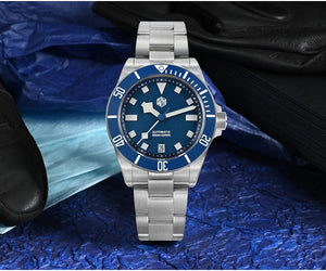 Planet Gates San Martin SN0121T Titanium Diving Watch NH35 Automatic Movement Watches Grade2 Titanium 120 Click Waterproof 300m Wristwatch