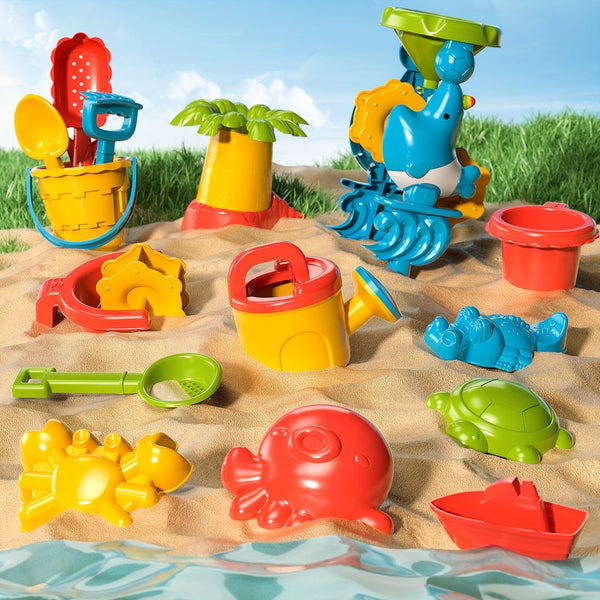 Planet Gates Sand Water Table BABYHOME 4-in-1 Sand Water Table, Sandbox Table With Beach Sand Water Toy, Kids Activity Sensory Play Table Summer Outdoor Toys Color Random