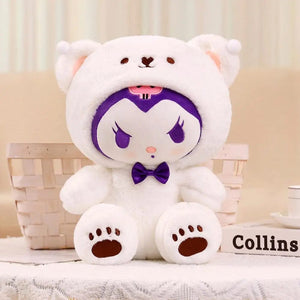 Planet Gates Sanrio 25Cm Kuromi Cinnamoroll Cross Dressing Plush Doll Hello Kitty Kawaii My Melody Anime Cartoon Plushie Toy Christmas Gifts