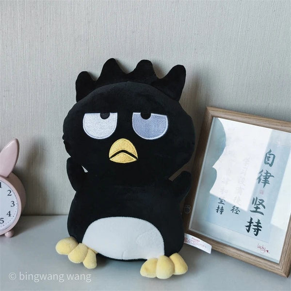 Planet Gates Sanrio Bad Badtz Maru Plush Toy Soft Cute Japanese Style Anime Black Penguin Doll Hug Plushies Birthday Gifts Girl 30/40/60cm