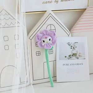 Planet Gates Sanrio Cartoon Changeable Flower My Melody Kuromi Cinnamoroll Kt Cat Purin Dog Plush Toy Anime Stuffed Animals Cute Plushie Doll