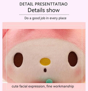 Planet Gates Sanrio Cartoon Kuromi My Melody Cinnamoroll Pochacco Pompom Purin Strawberry Cute Hug Plush Doll Toys For Children Surprise Gift