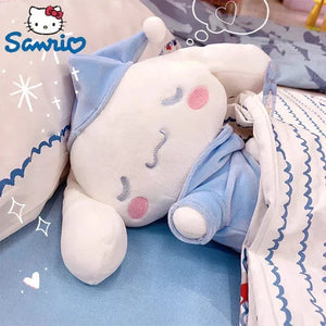 Planet Gates Sanrio Cinnamoroll Plush Doll Melody Kuromi Doll Plushie Toy Kawaii Anime Sweet Lovely Cartoon Cute Soft Birthday Gift For Girls