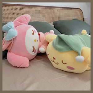 Planet Gates Sanrio Cinnamoroll Plush Doll Melody Kuromi Doll Plushie Toy Kawaii Anime Sweet Lovely Cartoon Cute Soft Birthday Gift For Girls